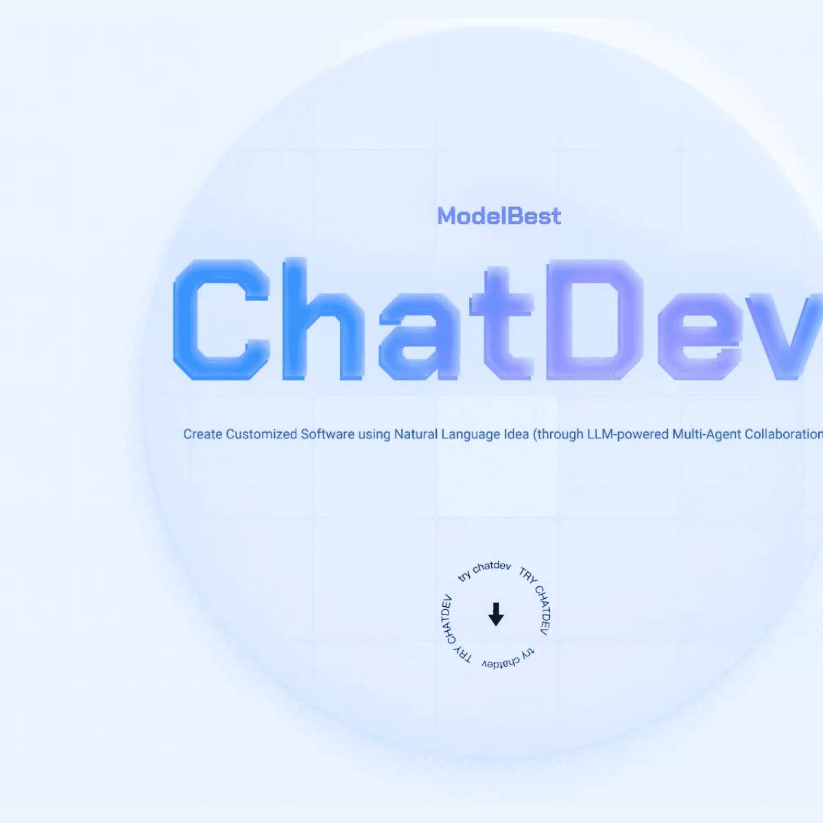 ChatDev 网站截图